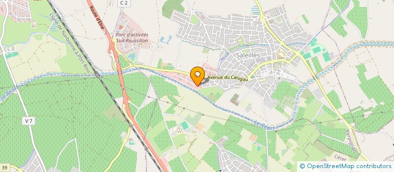 localisation de l'entreprise SCI FEM CASITA  SALEILLES
