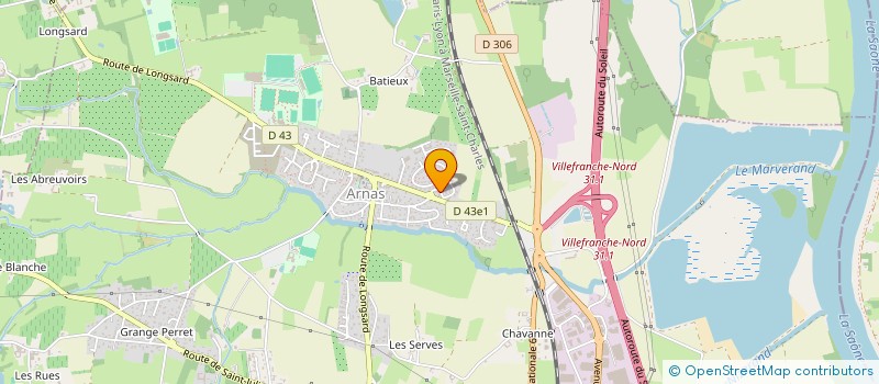 localisation de l'entreprise SCI FEMAGIC  ARNAS