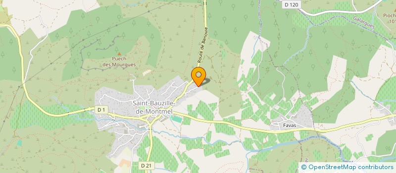 localisation de l'entreprise SCI FEMAOS  SAINT-BAUZILLE-DE-MONTMEL