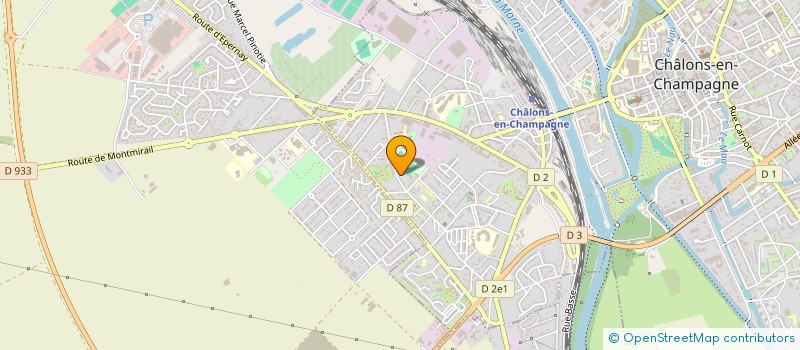 localisation de l'entreprise SCI FEME LE CARRE D'AS  CHALONS-EN-CHAMPAGNE