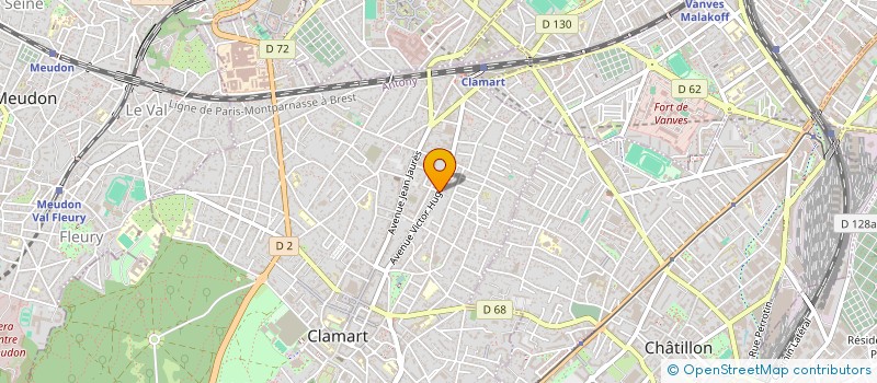 localisation de l'entreprise SCI FEMITIVI  CLAMART