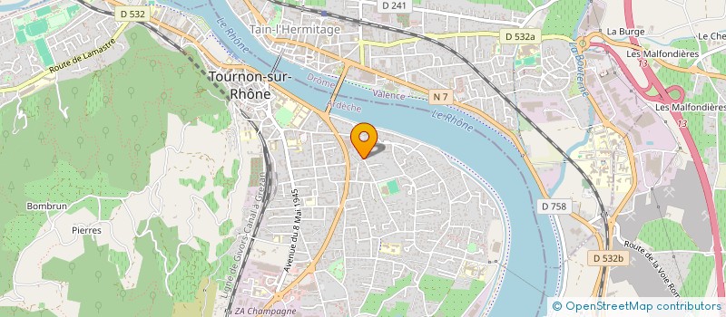 localisation de l'entreprise SCI FEMO à TOURNON-SUR-RHONE