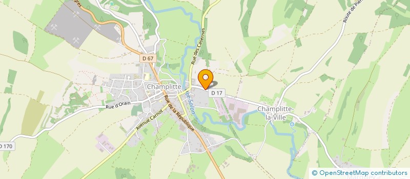 localisation de l'entreprise SCI FEMPUS à CHAMPLITTE