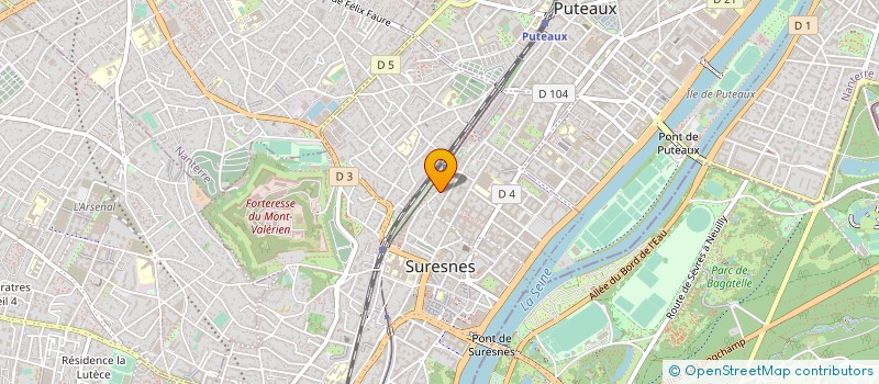 localisation de l'entreprise SCI FENELON à SURESNES