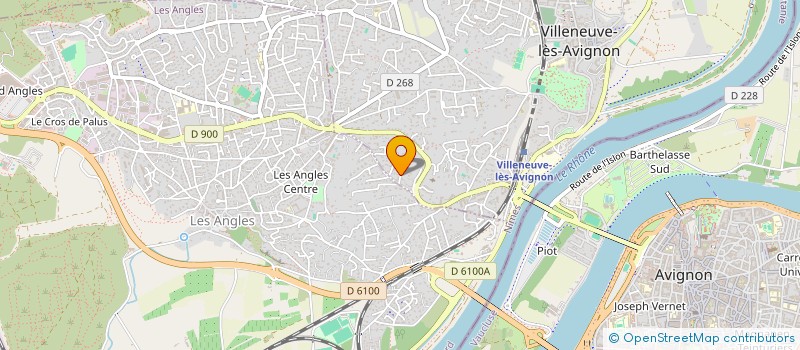 localisation de l'entreprise SCI FENESTRELLE  VILLENEUVE-LES-AVIGNON