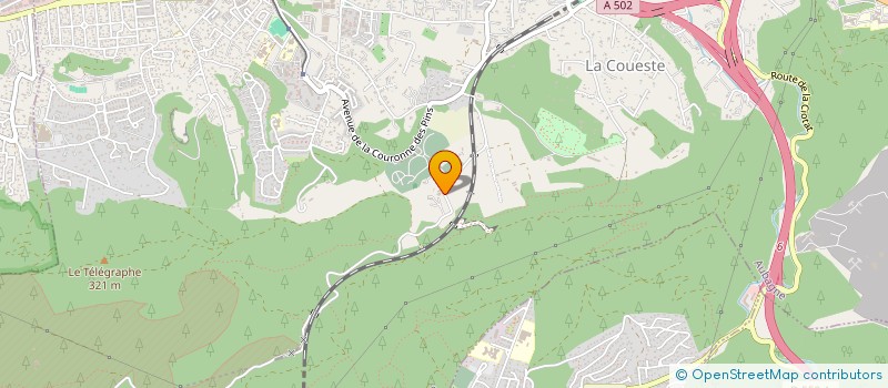 localisation de l'entreprise SCI FENESTRELLE PROVENCE à AUBAGNE