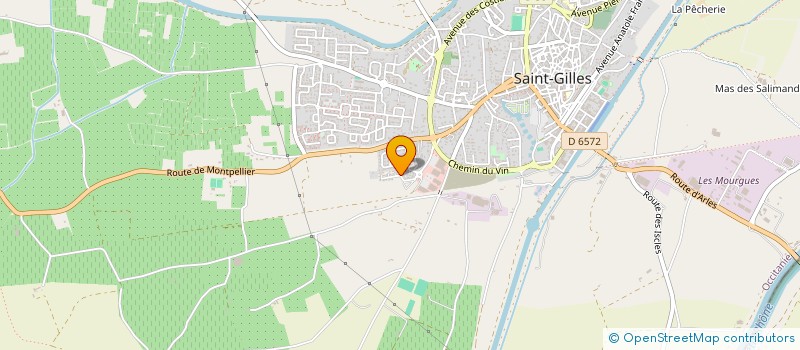 localisation de l'entreprise SCI FENICA à SAINT-GILLES