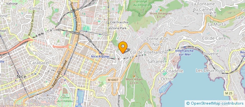 localisation de l'entreprise SCI FENICE  NICE