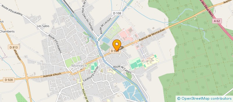 localisation de l'entreprise SCI FENIE  MONTECH