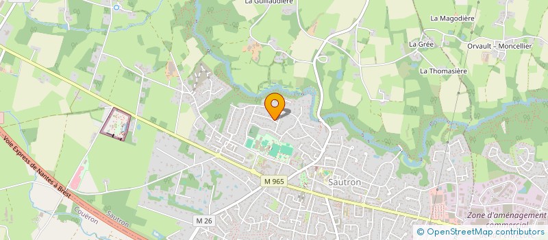 localisation de l'entreprise SCI FENIX à SAUTRON