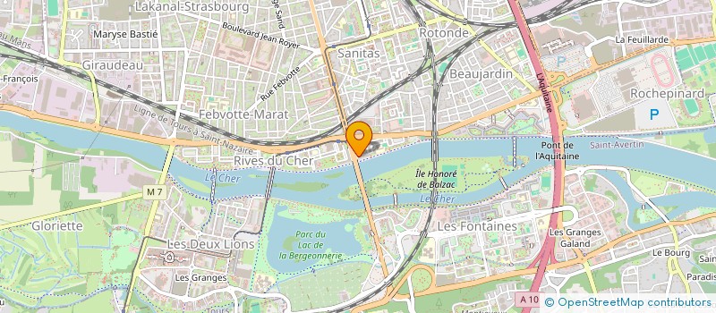 localisation de l'entreprise SCI FENNEC  TOURS