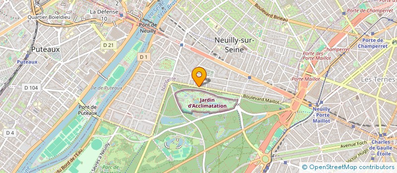 localisation de l'entreprise SCI FENNIMORE à NEUILLY-SUR-SEINE