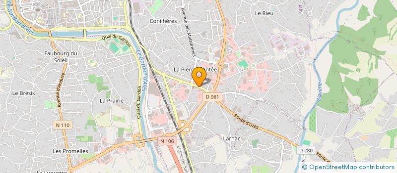 localisation de l'entreprise SCI FENO  ALES