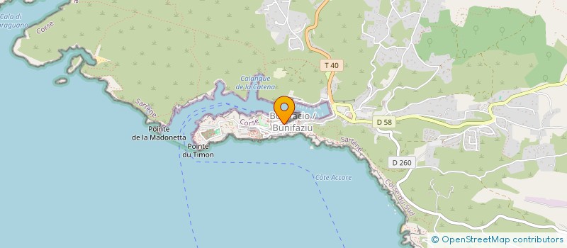 localisation de l'entreprise SCI FENO à BONIFACIO