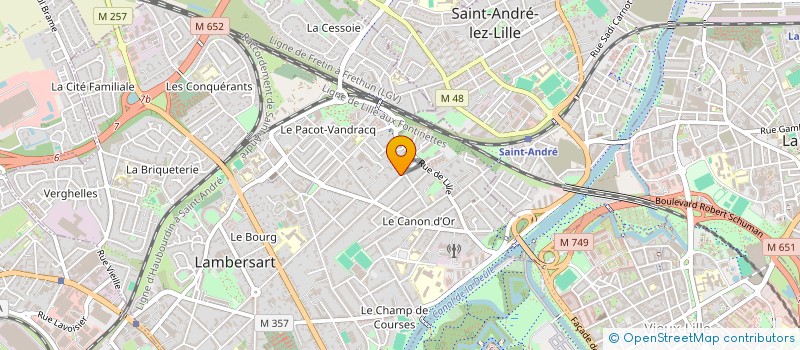 localisation de l'entreprise SCI FENOL à LAMBERSART