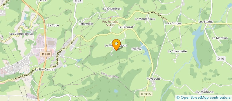 localisation de l'entreprise SCI FENOUIL à SAINT-ALPINIEN