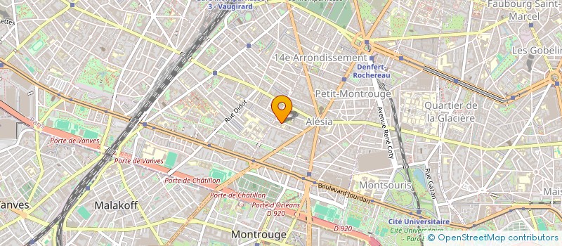 localisation de l'entreprise SCI FENUA  PARIS