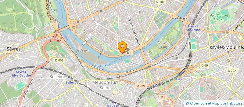 localisation de l'entreprise SCI FENUA à BOULOGNE-BILLANCOURT