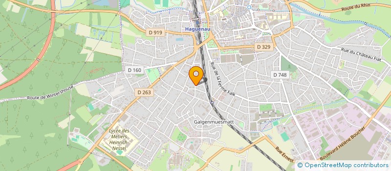 localisation de l'entreprise SCI FENUA IMMOBILIER  HAGUENAU