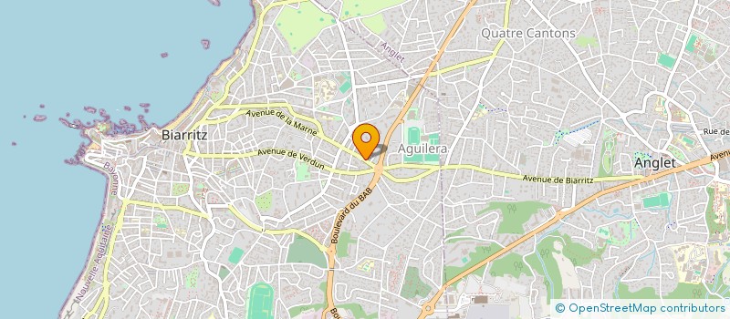 localisation de l'entreprise SCI FENUA64 à BIARRITZ