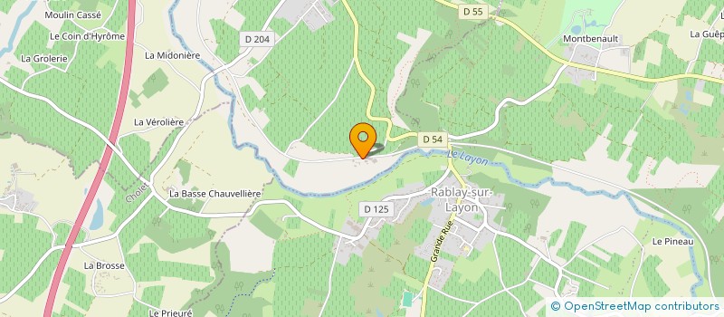 localisation de l'entreprise SCI FEO  BEAULIEU-SUR-LAYON