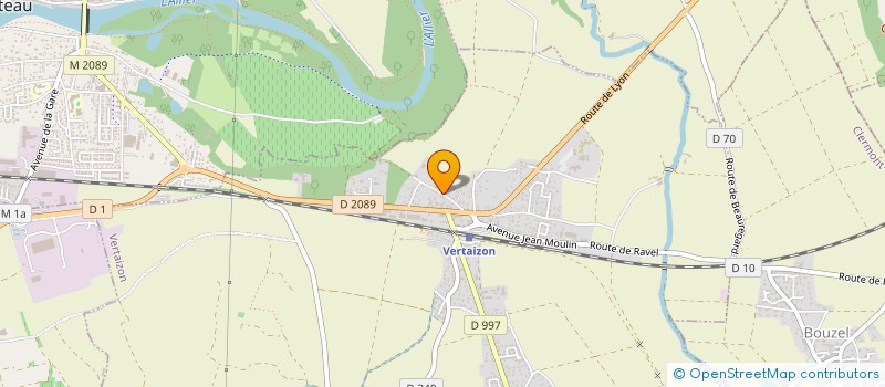 localisation de l'entreprise SCI FEOPT  VERTAIZON