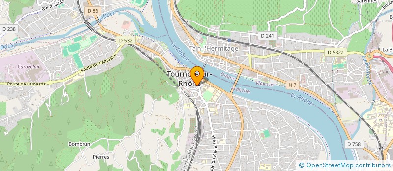 localisation de l'entreprise SCI FEOSIS à TOURNON-SUR-RHONE
