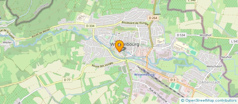 localisation de l'entreprise SCI FER 7  WISSEMBOURG