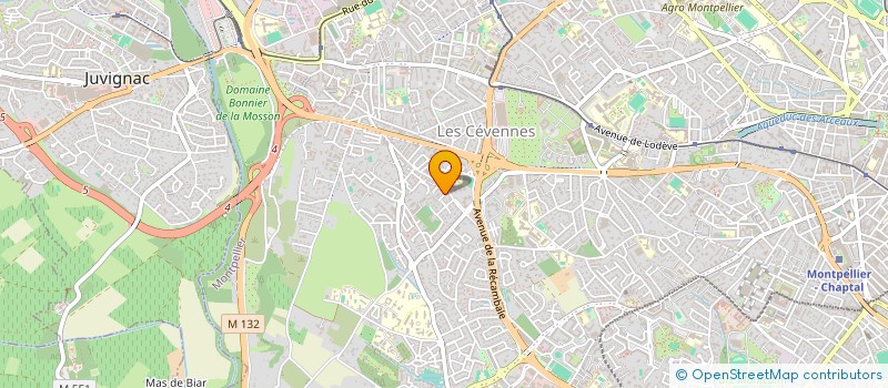 localisation de l'entreprise SCI FER BOUTONNET à MONTPELLIER
