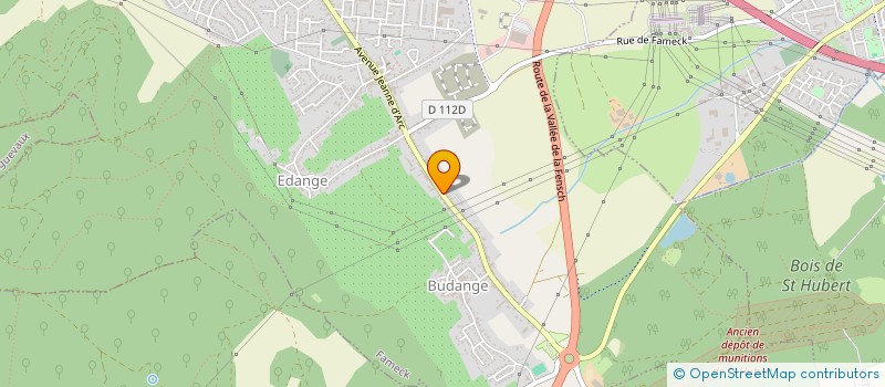 localisation de l'entreprise SCI FER FORGE  FAMECK