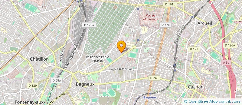 localisation de l'entreprise SCI - FERAM à BAGNEUX