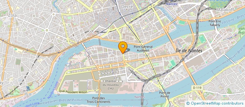 localisation de l'entreprise SCI FERAT à NANTES