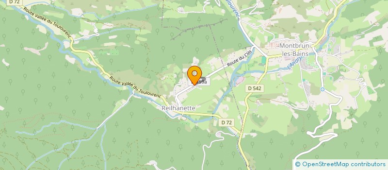 localisation de l'entreprise SCI FERAUD-ORTEGA  REILHANETTE