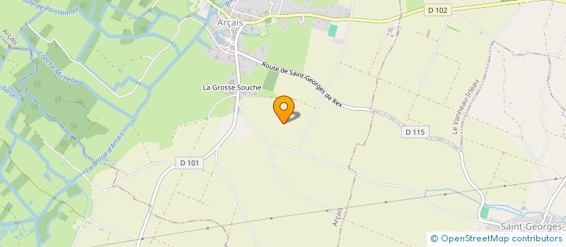 localisation de l'entreprise SCI FERBEAU  ARCAIS