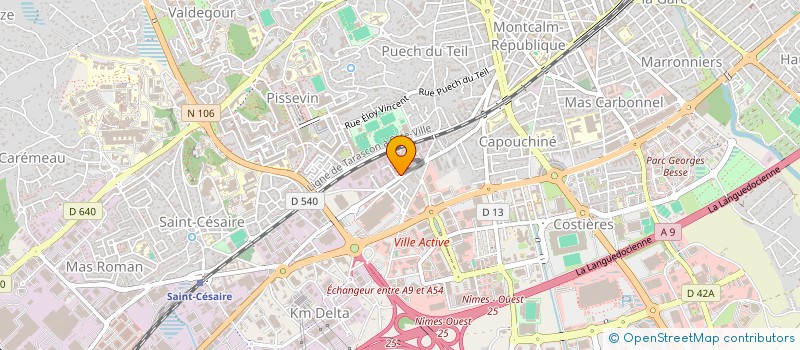 localisation de l'entreprise SCI FERCHI  NIMES