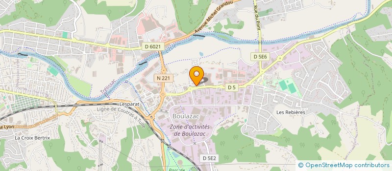 localisation de l'entreprise SCI FERDINAND FOREST  BOULAZAC ISLE MANOIRE