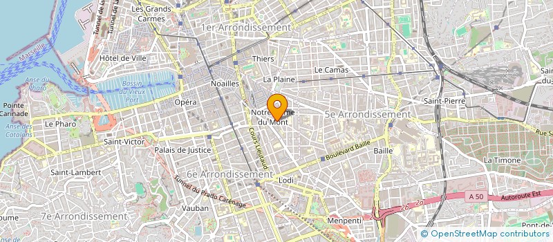 localisation de l'entreprise SCI FERDINAND REY à MARSEILLE