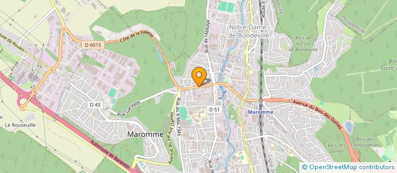 localisation de l'entreprise SCI FERE  MAROMME