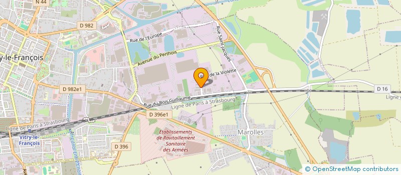 localisation de l'entreprise SCI FERE  MAROLLES