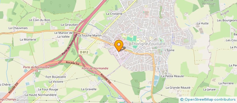 localisation de l'entreprise SCI FEREDEC FEVILDEC THORIGNE  THORIGNE-FOUILLARD