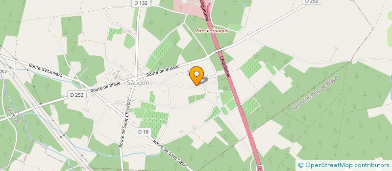 localisation de l'entreprise SCI FEREFRIC ET JEREMY  SAUGON