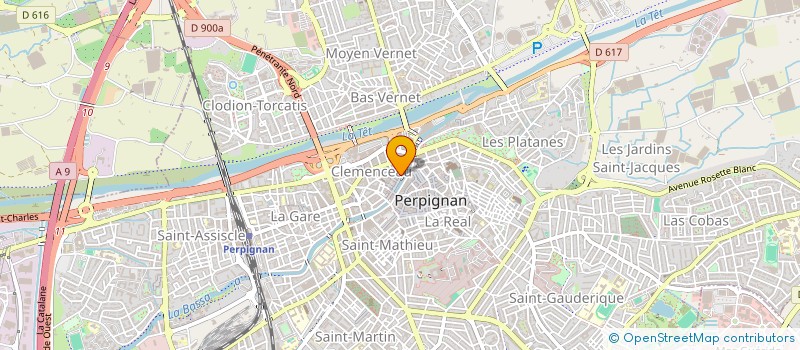 localisation de l'entreprise SCI FEREL  PERPIGNAN