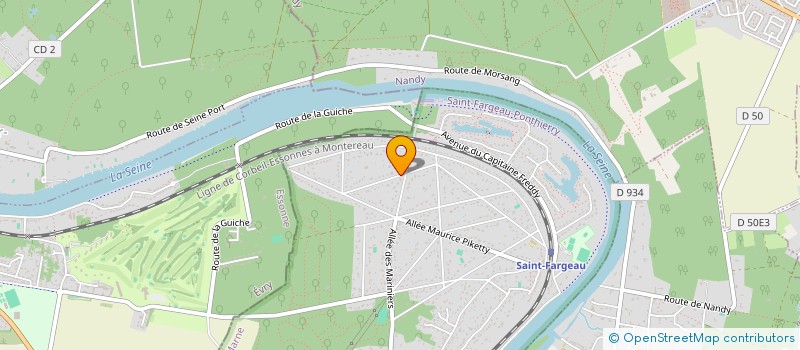 localisation de l'entreprise SCI FEREOLAISE à SAINT-FARGEAU-PONTHIERRY