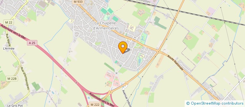 localisation de l'entreprise SCI FERET - HAVET  LA CHAPELLE-D'ARMENTIERES