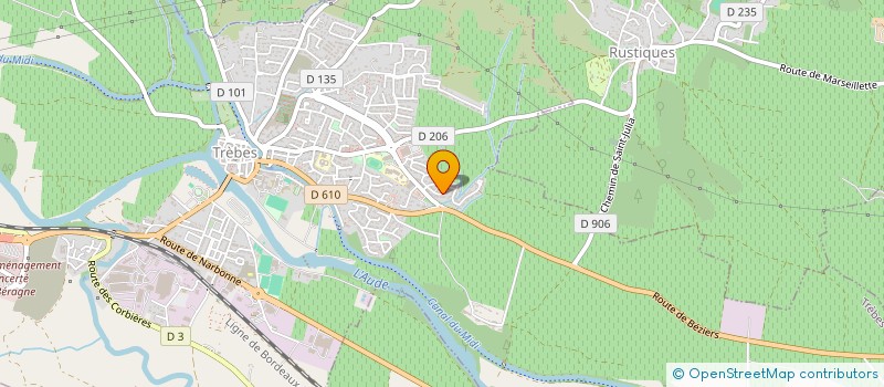 localisation de l'entreprise SCI FERGUY  TREBES