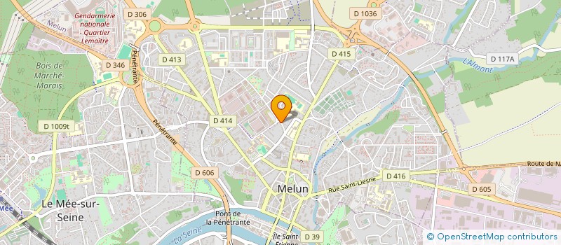 localisation de l'entreprise SCI FERIEL à MELUN