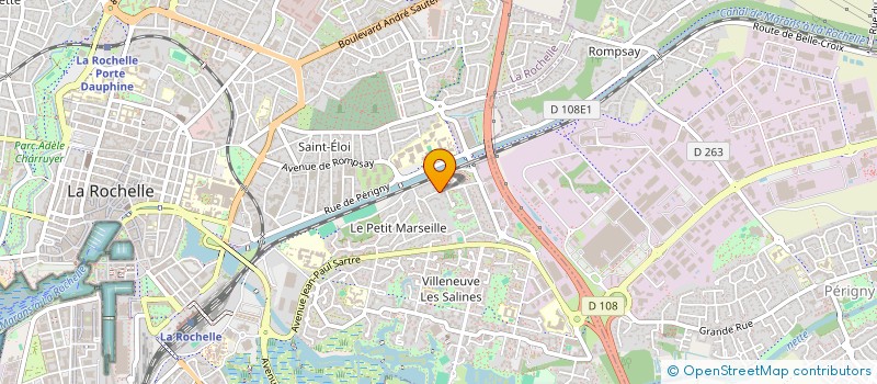 localisation de l'entreprise SCI FERIMO  LA ROCHELLE