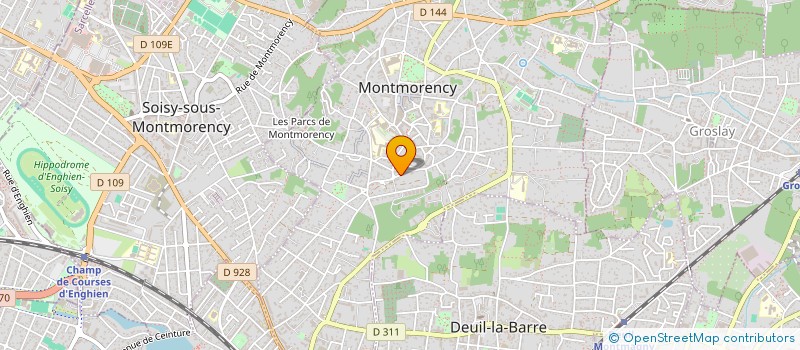 localisation de l'entreprise SCI FERISA à MONTMORENCY