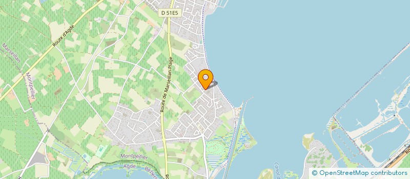 localisation de l'entreprise SCI FERJAC à MARSEILLAN