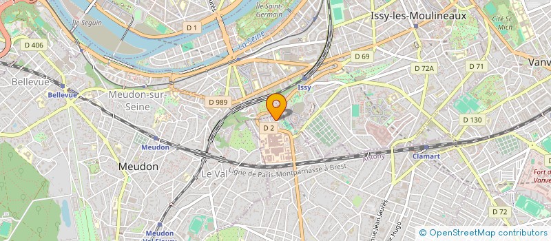 localisation de l'entreprise SCI FERJOS à CLAMART